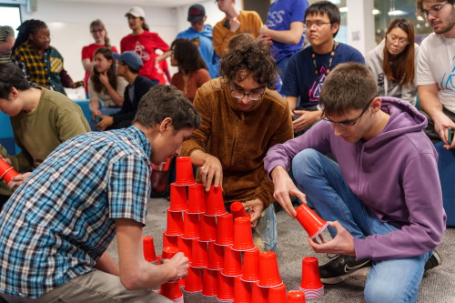 A team cup stacking